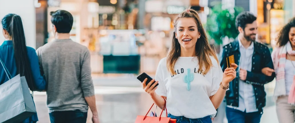 Woman shopping
